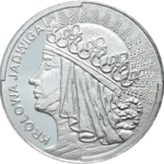 jadwiga1 Srebrna Królowa Jadwiga 1/10 oz BU