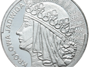 Srebrna Królowa Jadwiga 1/10 oz BU
