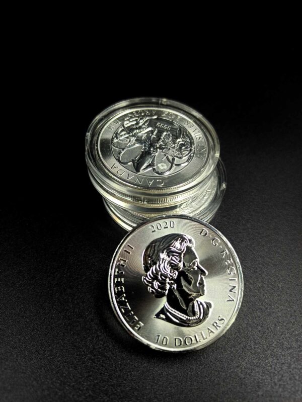 Kraken - 2 oz - srebro 9999