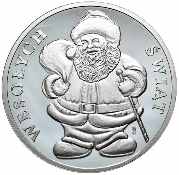 Mikołaj 1 oz - srebrna moneta okolicznościowa