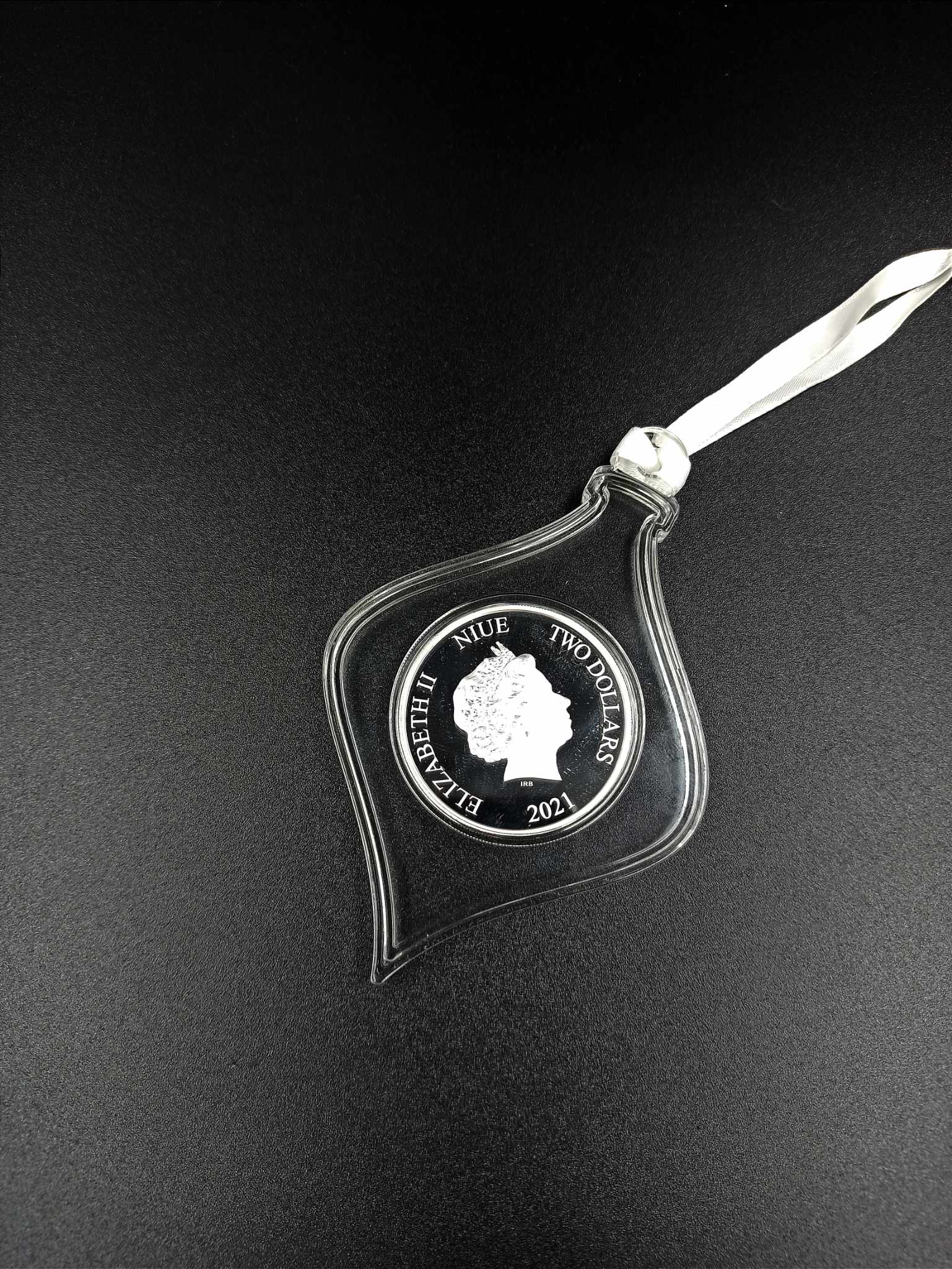 Yoda Star Wars Niue srebrna bombka 1 oz 999