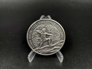 Robin Hood 2021 Antyk Srebro 1 oz