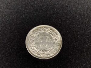 Szwajcaria Frank 1/2 Srebrna Moneta