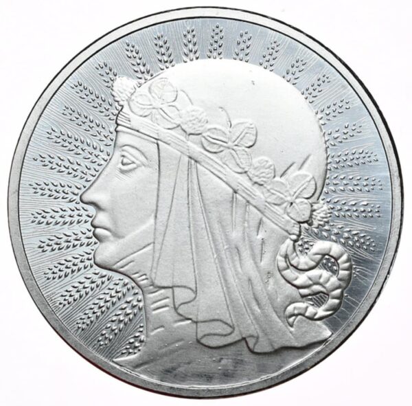 jadwiga1jpg Głowa Kobiety Jadwiga 1 uncja Srebra