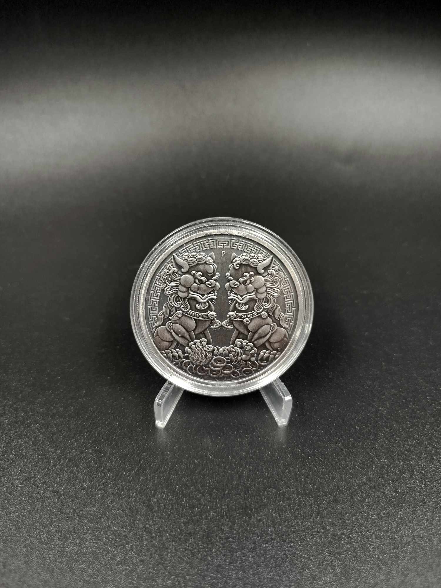 Srebrna moneta Double Pixiu 1 oz Perth Mint 2020