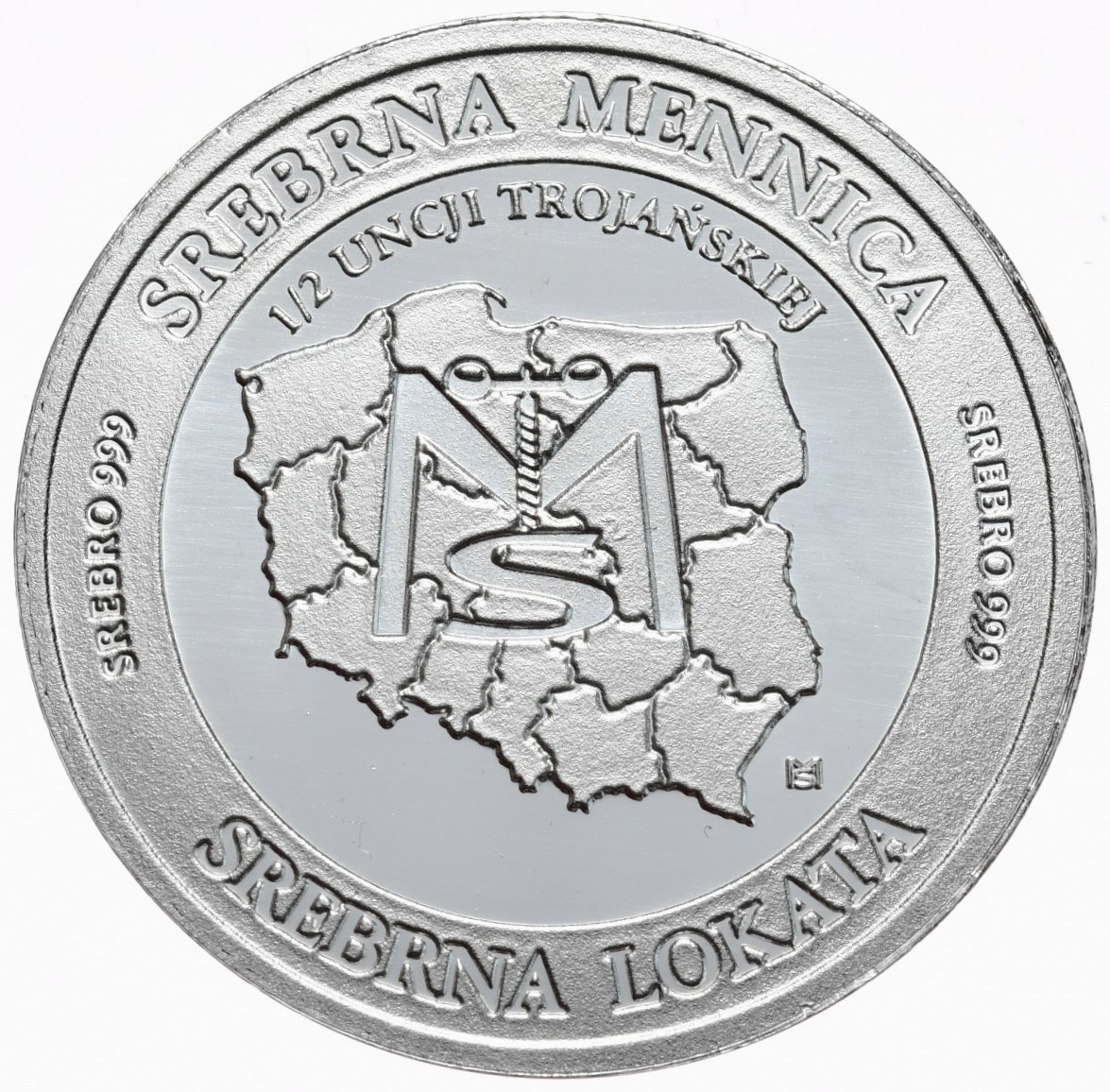 Styl Zakopiański - willa koliga 1/2 oz srebro 999