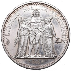 10 franków Hercules (1964–1973) .900/25g
