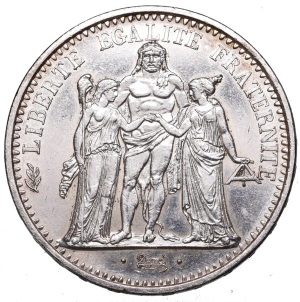 10-frankow-Herkules 1 10 franków Hercules (1964–1973) .900/25g