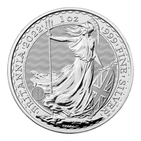 Britannia 2022 Srebrna Moneta Inwestycyjna 1 oz