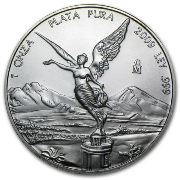 srebrna-moneta-mexico-libertad-2009-1-uncja Libertad 2009 1 oz Srebro