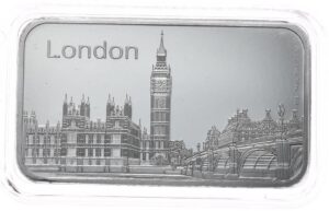 Londyn 1 oz - Sztabka - Srebrna Mennica