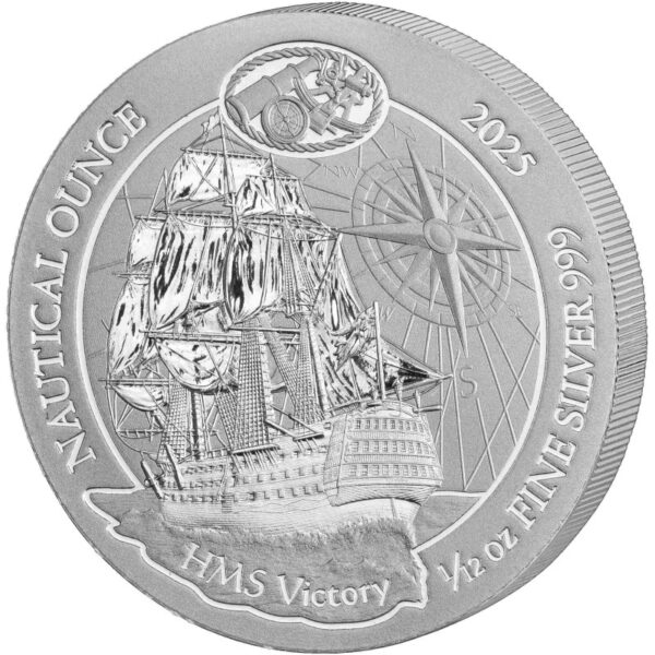 srebrna-moneta-nautical-ounce-hms-victory-2025-1-12-uncji 1 Nautical Ounce HMS Victory 2025, 1/12 uncji Srebro