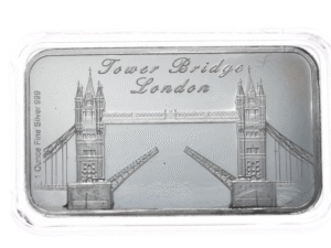 Tower Bridge - Sztabka Srebra 1 oz