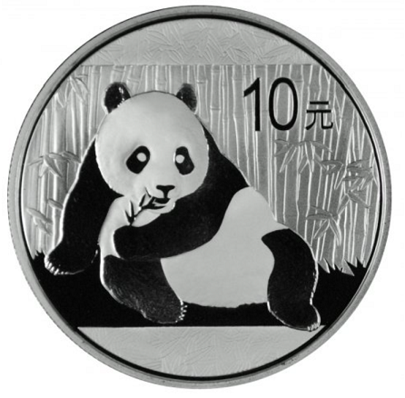 srebrna moneta bulionowa chińska panda 1 oz 2015
