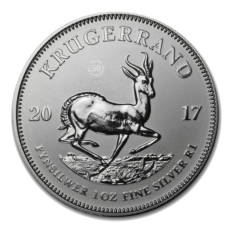 Srebrny Krugerrand 2017 + oryginalny certyfikat autentyczności