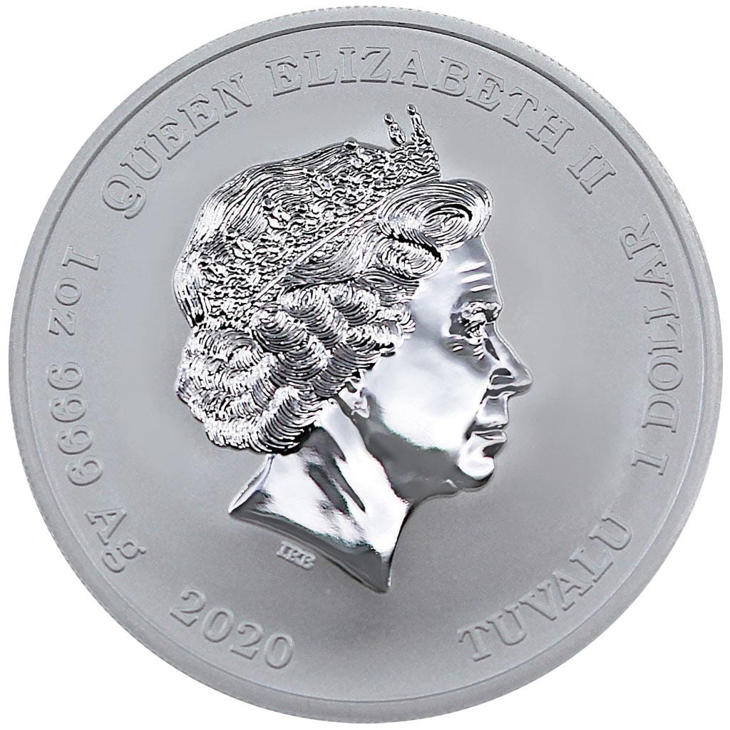 srebrna moneta kolekcjonerska ZEUS Tuvalu 1 oz