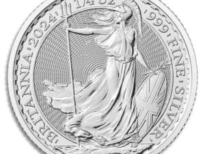 Srebrna Britannia 1/4 oz – 2024, srebro 999