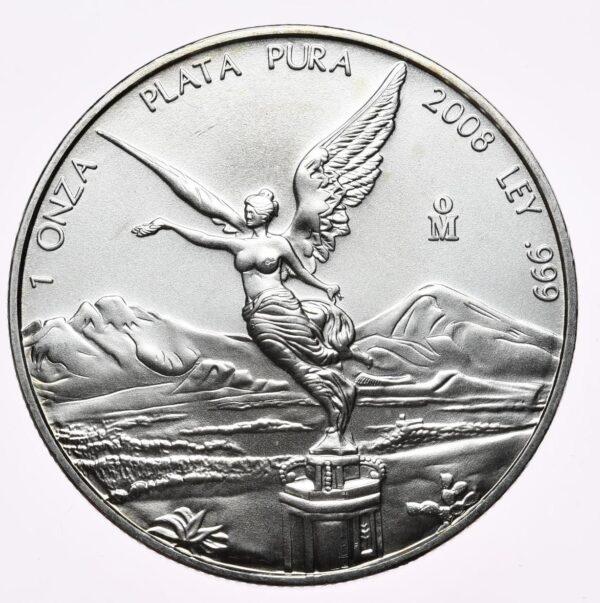 2008 1 Meksykański Libertad 2008 - 1 oz Srebro