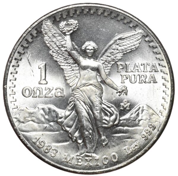 Meksykański Libertad 1983 - Srebrna Moneta 1 oz 999