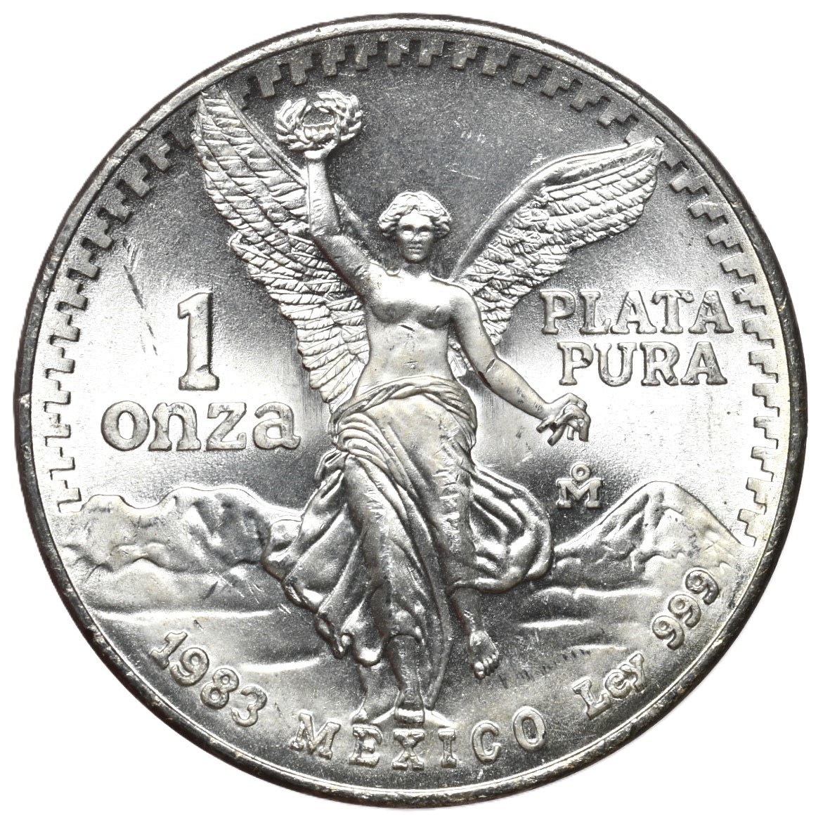 Srebrna Moneta Lokacyjna Meksykański Libertad 1983