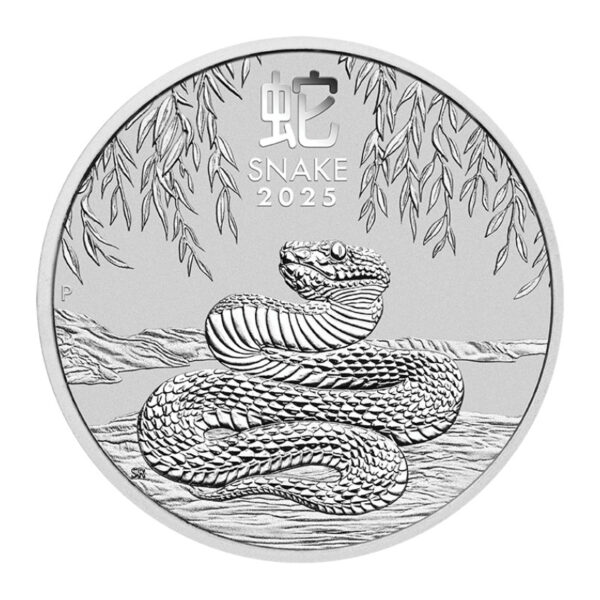 srebrna-moneta-lunar-iii-rok-weza-2025-1-uncja Lunar 3 Rok Węża 2 oz - Srebro 999.9