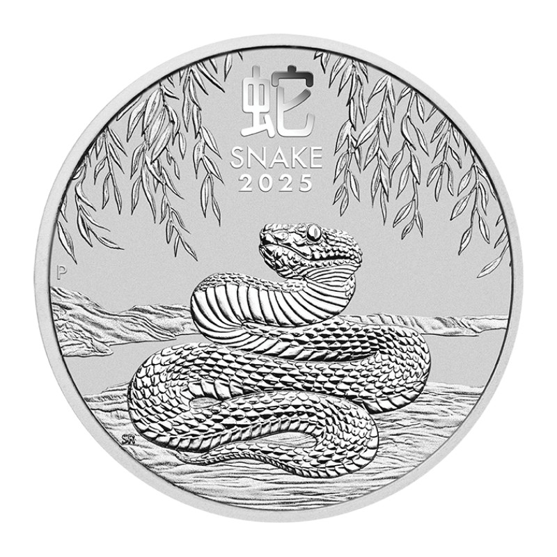 Lunar 3 Rok Węża - srebrna moneta lokacyjna od Perth Mint, Srebro 999.9 - pewna inwestycja na niepewne czasy.