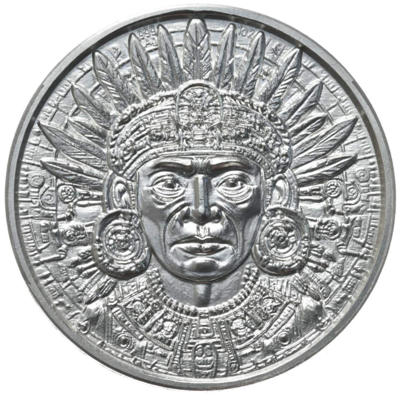Srebrna Moneta 1 oz Kalendarz Azteków