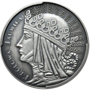 oksyda Królowa Jadwiga Antyk - Srebro 1/10 oz