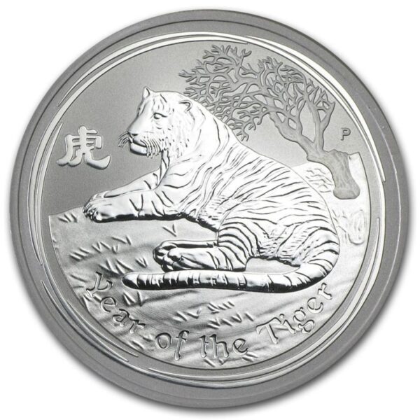 Lunar 2 Rok Tygrysa 1 oz - Srebro .999
