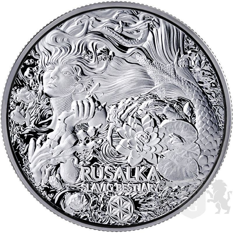 Rusałka 2 oz Bestie Słowiańskie - srebrna moneta bulionowa