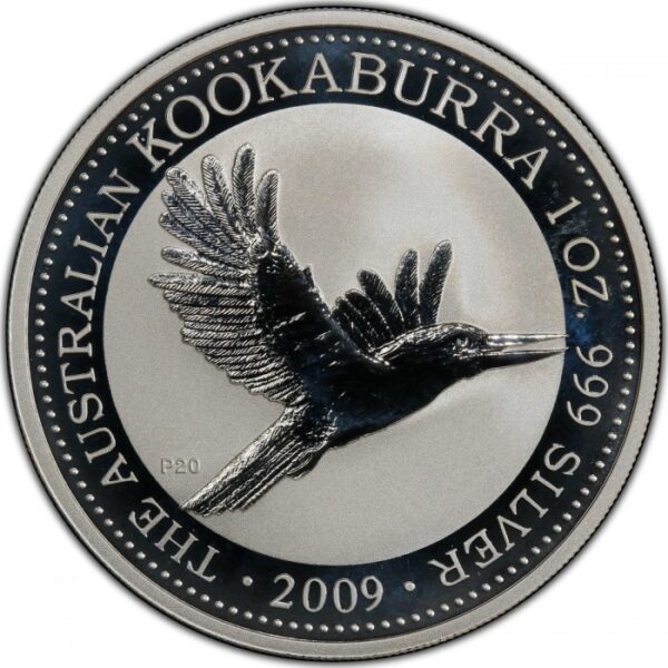 Kookaburra 2009 w locie – Srebro 1 oz