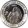 Majestic Polar Bear 2023 - Srebro 1 oz 9999