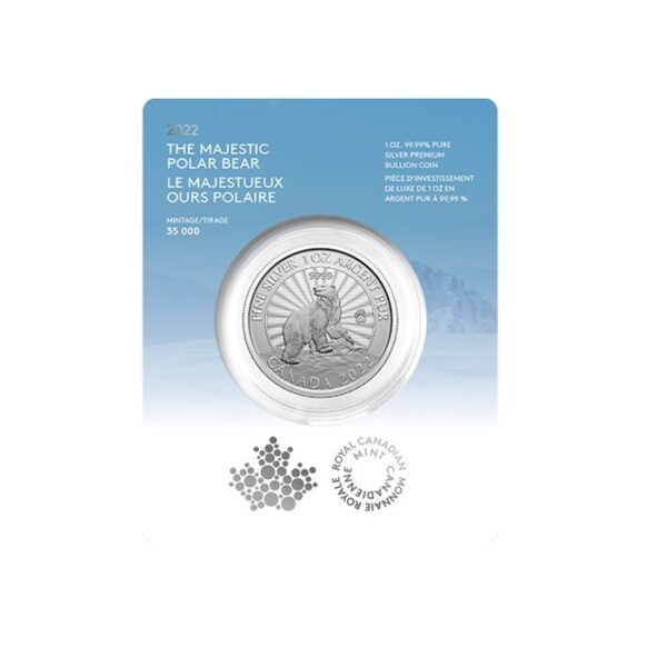 The-Majestic-Polar-Bear-1-uncja-srebra-2022-2 Majestic Polar Bear 2022 - 1 oz Ag9999