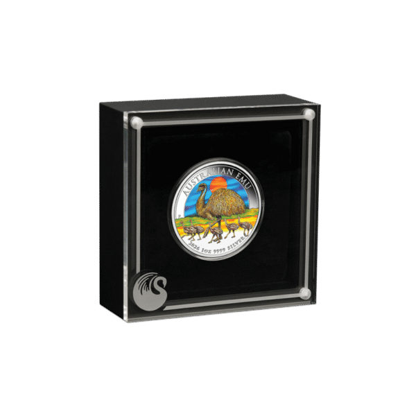 emu-2026-kolor-moneta-1-uncja-srebra (2) Australian Emu 2026 Kolor - 1 oz Perth Mint