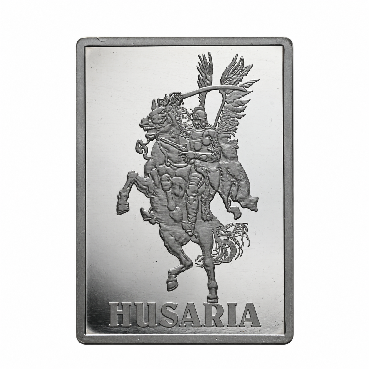 Sztabka srebra Husaria 100 g – usługa przerobu