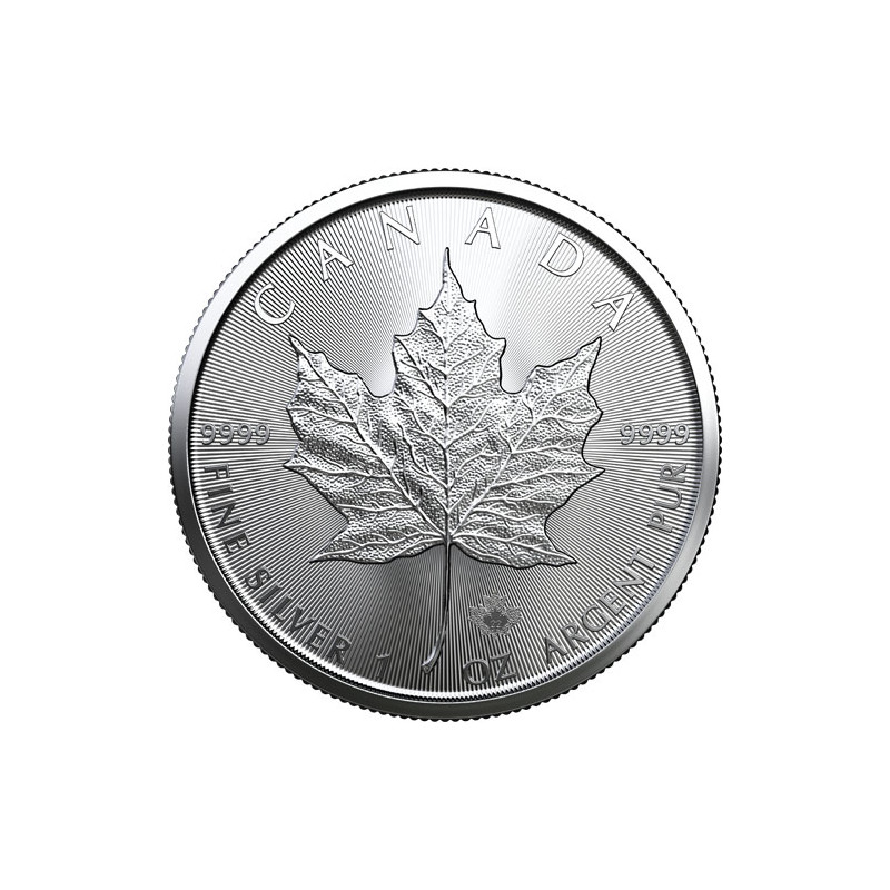 kanadyjski liść klonu 2022 srebro 999 the royal canadian mint